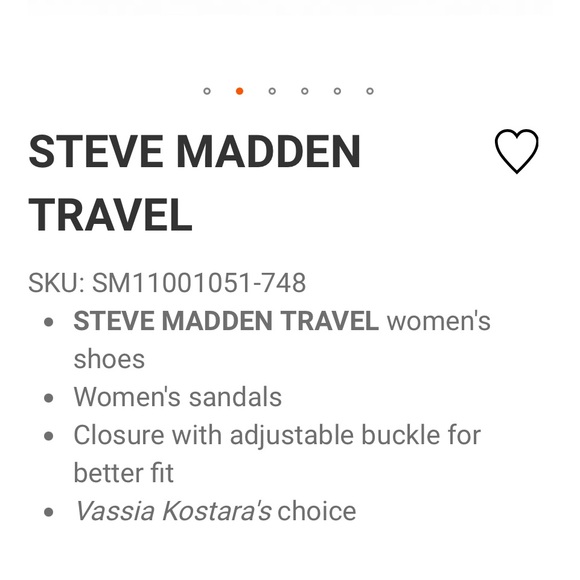 STEVE MADDEN CLEAR TRAVEL SANDAL SIZE 8 - Picture 4 of 8